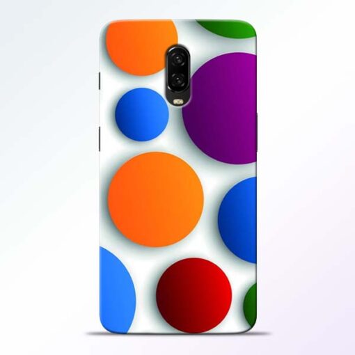 Bubble Pattern Oneplus 6T Mobile Cover