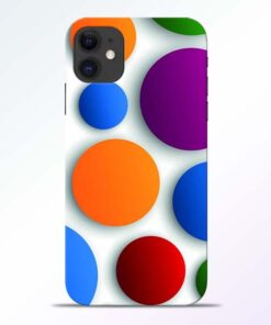 Bubble Pattern iPhone 11 Mobile Cover - CoversGap
