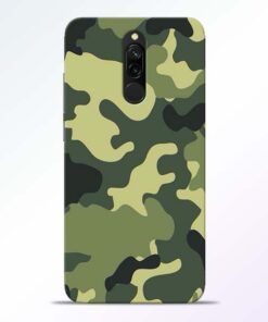 Camouflage Redmi 8 Mobile Cover