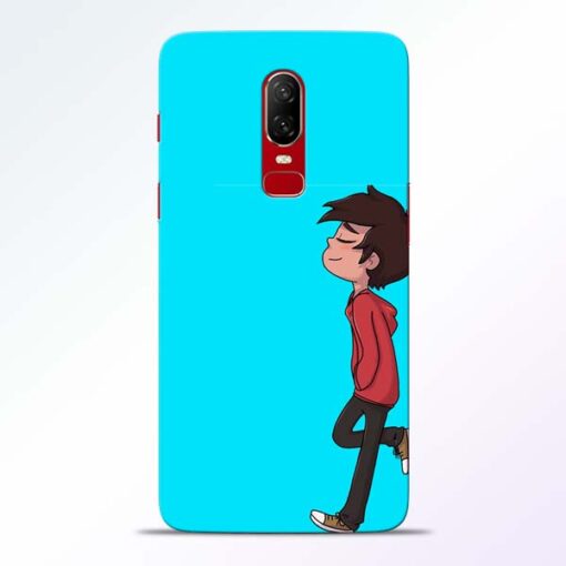 Cartoon Boy Oneplus 6 Mobile Cover