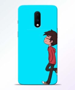 Cartoon Boy Oneplus 7 Mobile Cover