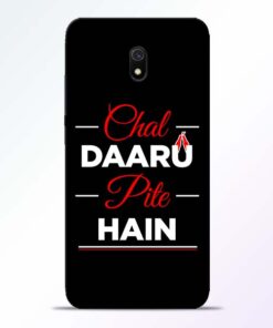 Chal Daru Pite H Redmi 8A Mobile Cover