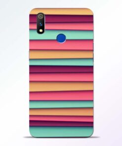 Color Stripes Realme 3 Pro Mobile Cover