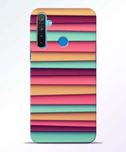 Color Stripes Realme 5 Mobile Cover