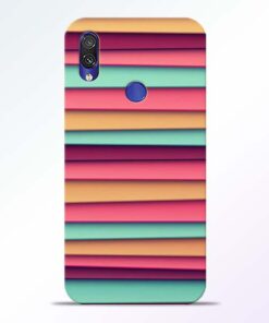 Color Stripes Redmi Note 7 Pro Mobile Cover - CoversGap
