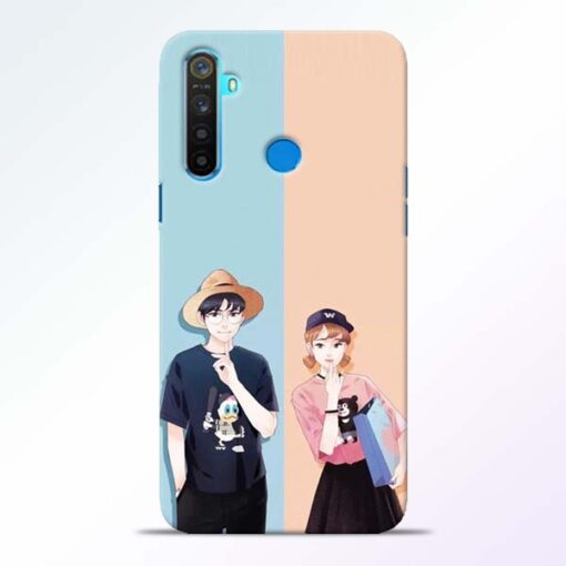 Cute Couple Realme 5 Mobile Cover