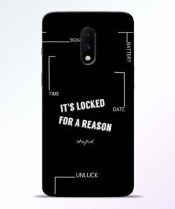 Its Locked Oneplus 7 Mobile Cover