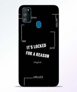 Its Locked Samsung Galaxy M30s Mobile Cover