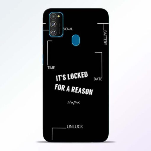 Its Locked Samsung Galaxy M30s Mobile Cover