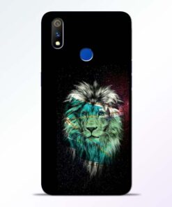 Lion Print Realme 3 Pro Mobile Cover