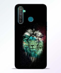 Lion Print Realme 5 Pro Mobile Cover
