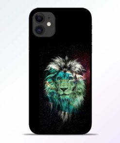 Lion Print iPhone 11 Mobile Cover - CoversGap