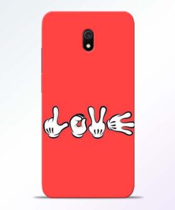 Love Symbol Redmi 8A Mobile Cover