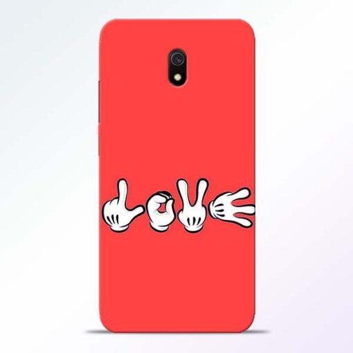 Love Symbol Redmi 8A Mobile Cover