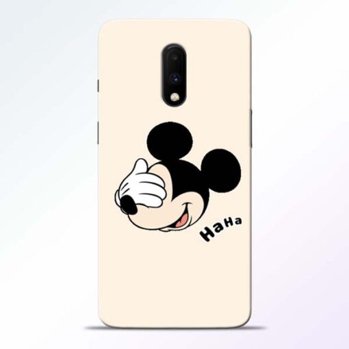 Mickey Face Oneplus 7 Mobile Cover