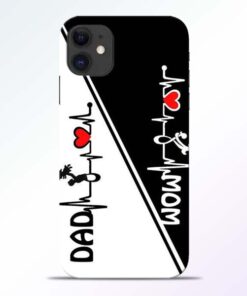 Mom Dad iPhone 11 Mobile Cover - CoversGap
