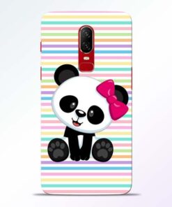 Panda Girl Oneplus 6 Mobile Cover