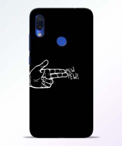Pew Pew Redmi Note 7s Mobile Cover - CoversGap