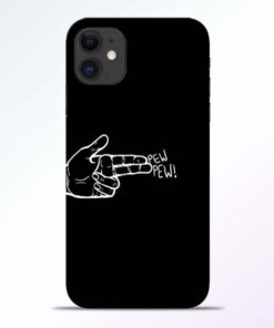 Pew Pew iPhone 11 Mobile Cover - CoversGap