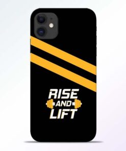 Rise and Lift iPhone 11 Mobile Cover - CoversGap