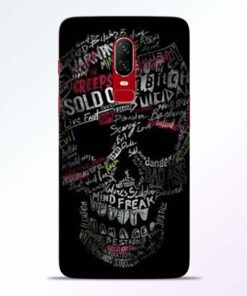 Skull Face Oneplus 6 Mobile Cover