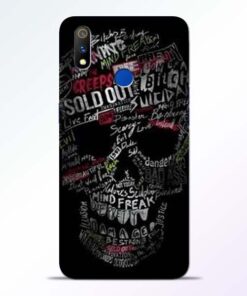Skull Face Realme 3 Pro Mobile Cover