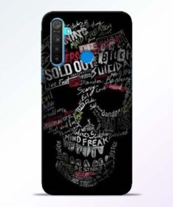 Skull Face Realme 5 Mobile Cover