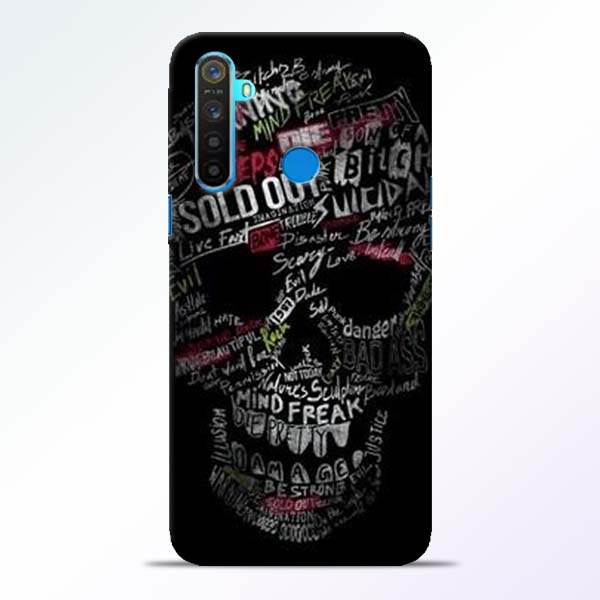 Skull Face Realme 5 Mobile Cover 1 Skull Face Realme 5 Mobile Cover