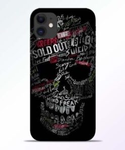 Skull Face iPhone 11 Mobile Cover - CoversGap
