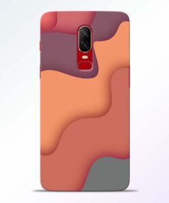 Spill Color Art Oneplus 6 Mobile Cover