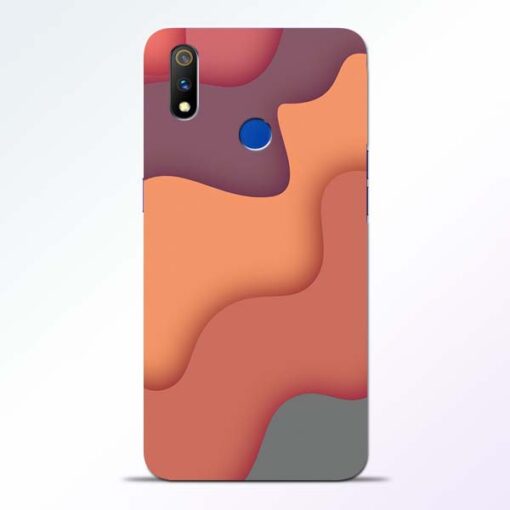Spill Color Art Realme 3 Pro Mobile Cover