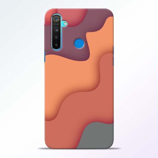 Spill Color Art Realme 5 Mobile Cover