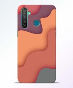 Spill Color Art Realme 5 Pro Mobile Cover