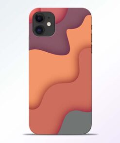 Spill Color Art iPhone 11 Mobile Cover - CoversGap