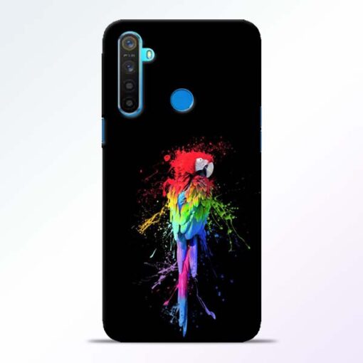 Splatter Parrot Realme 5 Mobile Cover