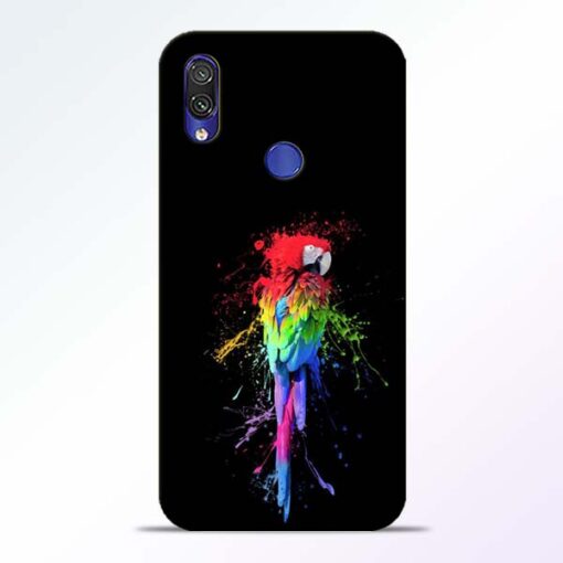 Splatter Parrot Redmi Note 7 Pro Mobile Cover - CoversGap