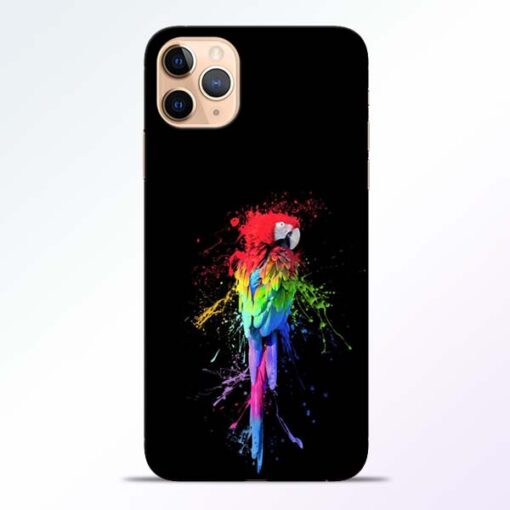 Splatter Parrot iPhone 11 Pro Mobile Cover - CoversGap