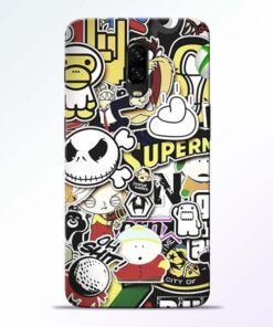 Sticker Bomb Oneplus 6T Mobile Cover