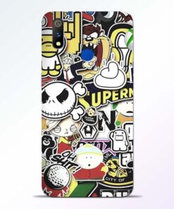 Sticker Bomb Realme 3 Pro Mobile Cover