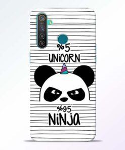 Unicorn Panda Realme 5 Pro Mobile Cover