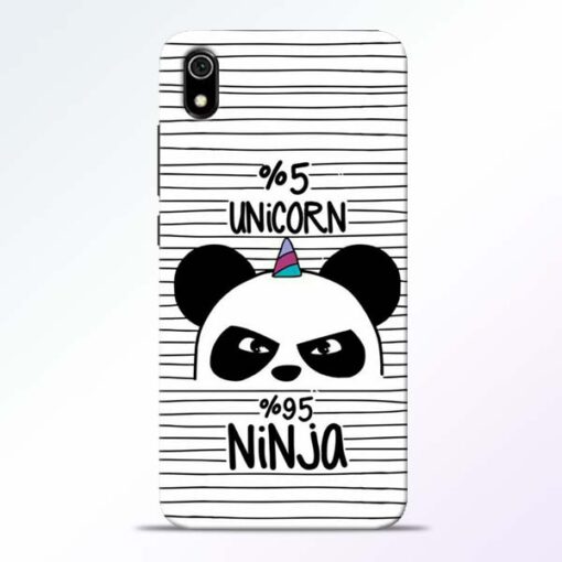Unicorn Panda Redmi 7A Mobile Cover - CoversGap