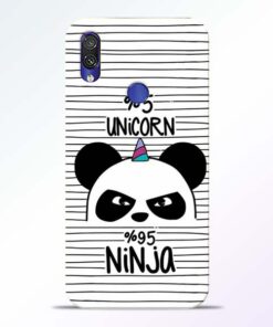 Unicorn Panda Redmi Note 7 Pro Mobile Cover - CoversGap