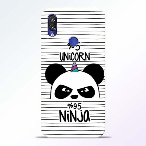 Unicorn Panda Redmi Note 7 Pro Mobile Cover - CoversGap