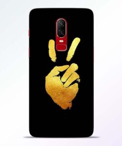 Victory Hand Oneplus 6 Mobile Cover