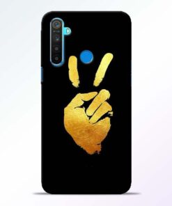 Victory Hand Realme 5 Mobile Cover