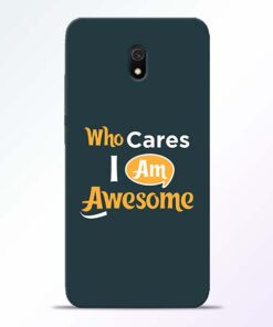 Who Cares Redmi 8A Mobile Cover