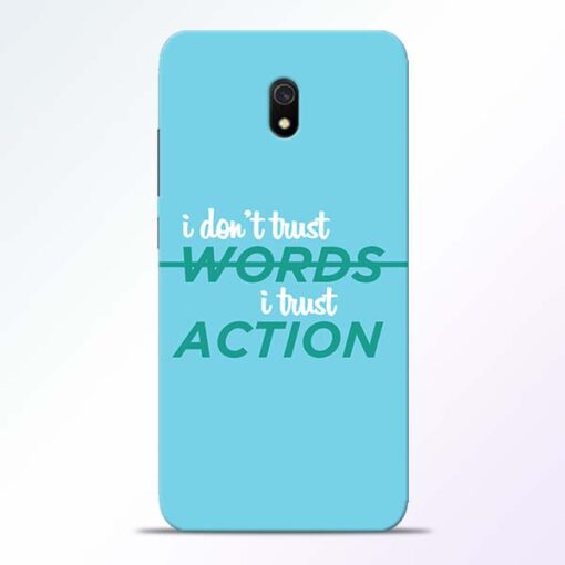 Words Action Redmi 8A Mobile Cover