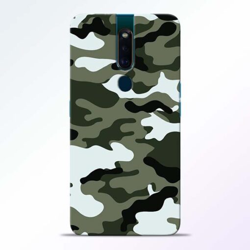 Army Camo Oppo F11 Pro Mobile Cover