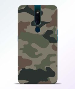 Army Camouflage Oppo F11 Pro Mobile Cover