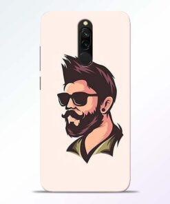 Beard Man Redmi 8 Mobile Cover